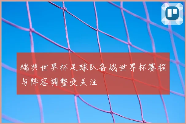 瑞典世界杯足球队备战世界杯赛程与阵容调整受关注